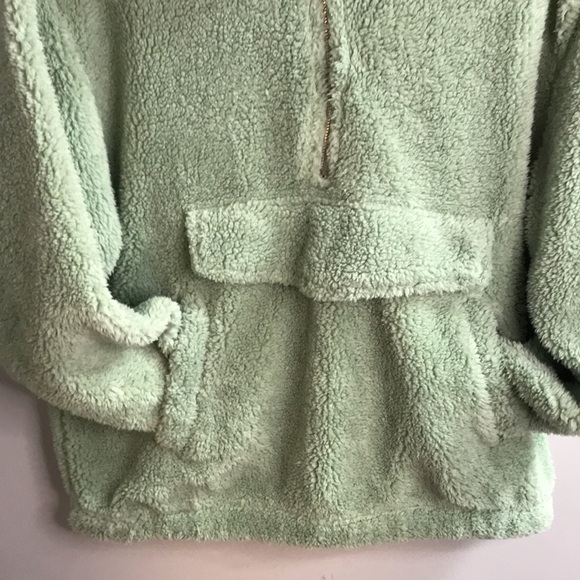 Ardene Shearling 1/2 Zip Pullover Size Large. - Picture 2 of 7